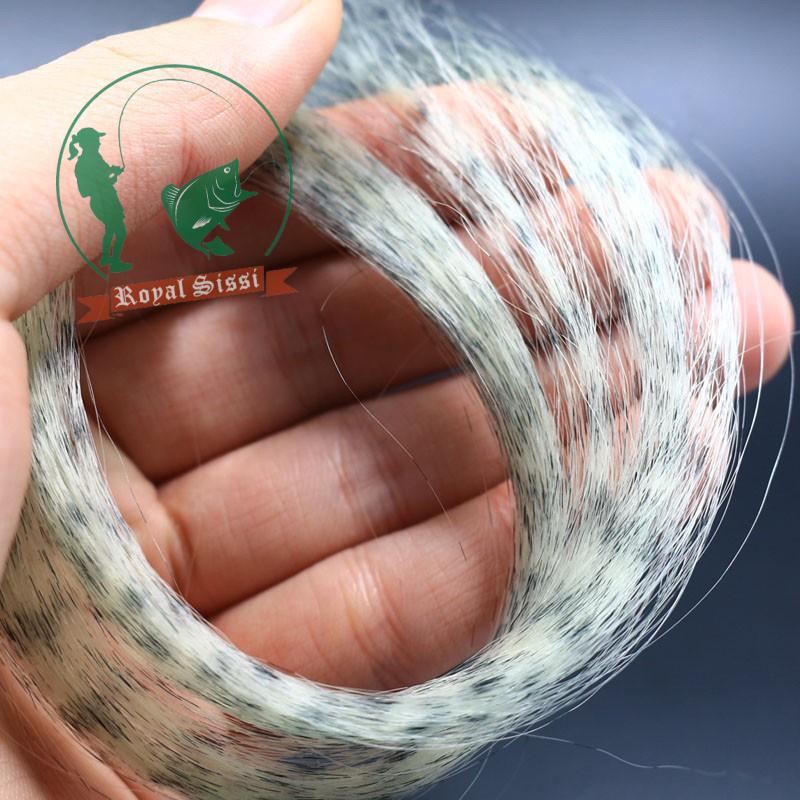 10Packs-10Colors-Assortment-Fly-Fishing-zebra-stripsampveins-pseudo-hair-Fibers-Black-barred-Synthet-32555973268