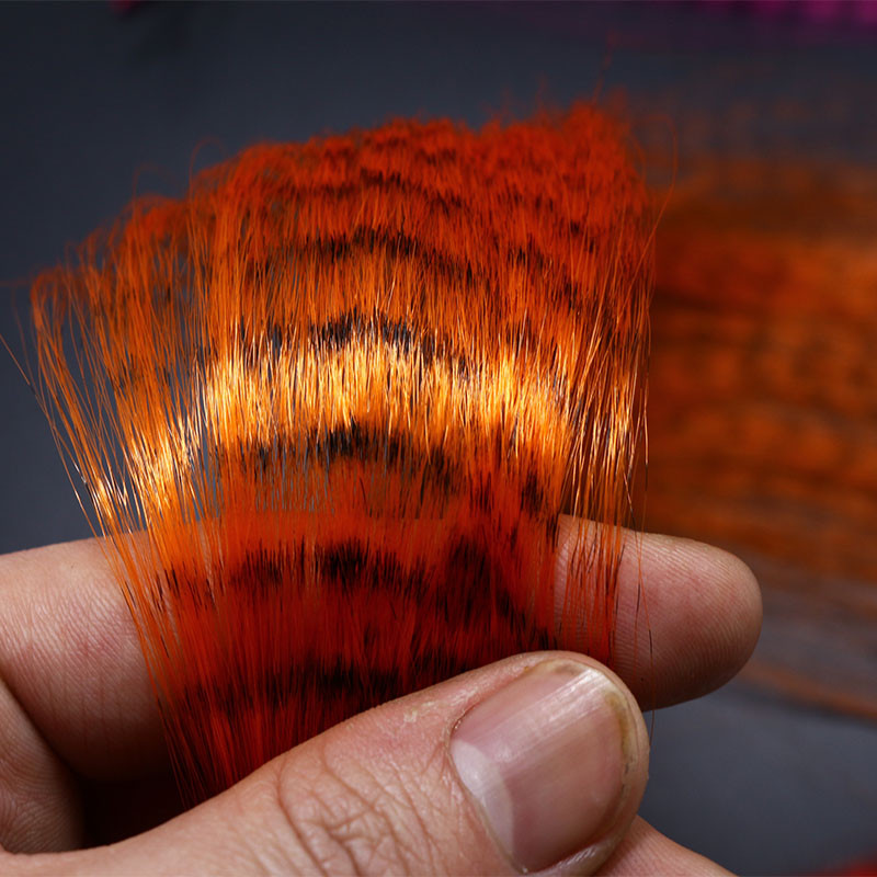 10Packs-10Colors-Assortment-Fly-Fishing-zebra-stripsampveins-pseudo-hair-Fibers-Black-barred-Synthet-32555973268