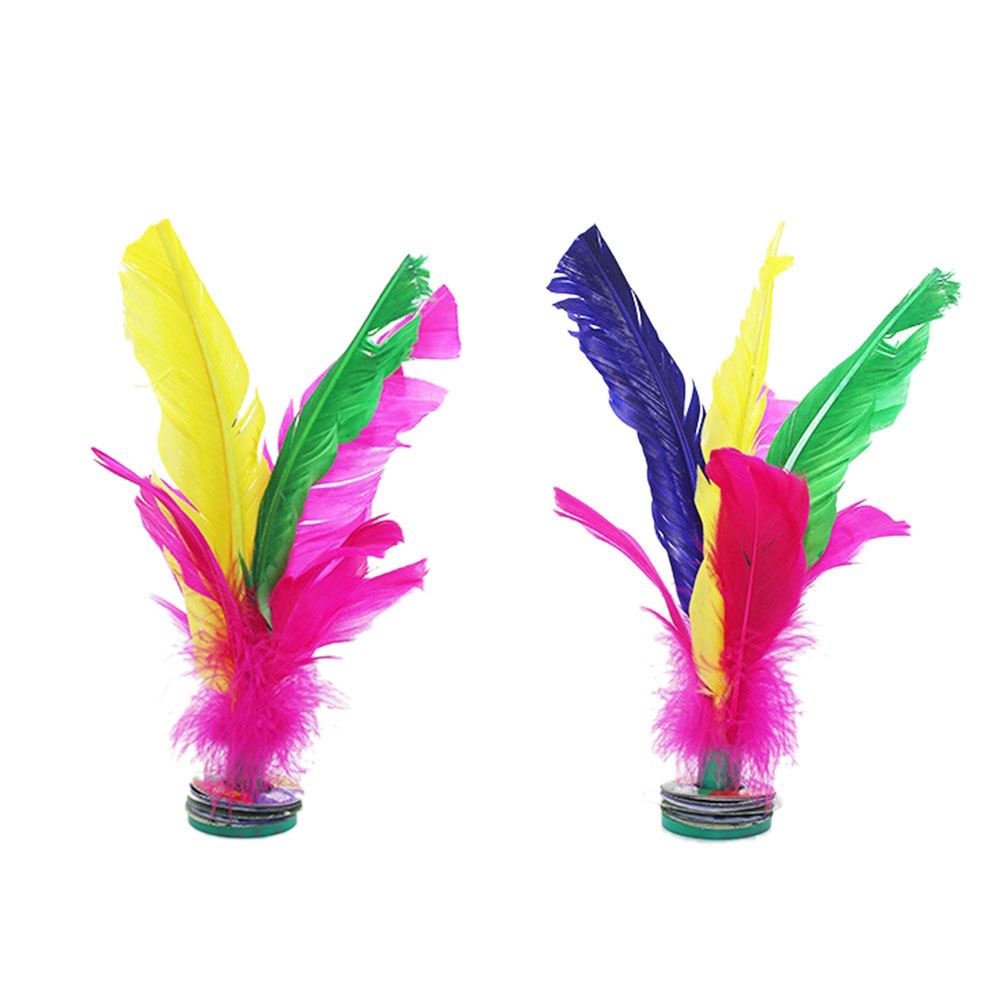 1Pcs-Hacky-Sack-Foot-Sports-Game-Kick-Feather-Kicking-Shuttlecocks-Badminton-Original-China-Jianzi-B-32698373444