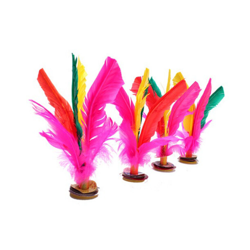 1Pcs-Hacky-Sack-Foot-Sports-Game-Kick-Feather-Kicking-Shuttlecocks-Badminton-Original-China-Jianzi-B-32698373444