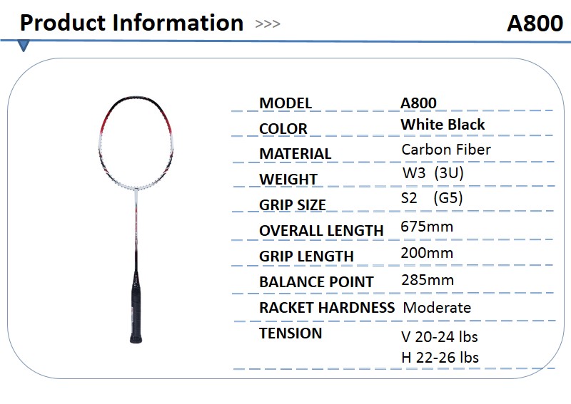 2016-Li-Ning-Nano-Carbon-Fiber-Badminton-Racket-Beginner-Men-And-Women-Training-Racquet-A900T-A800-32705444673
