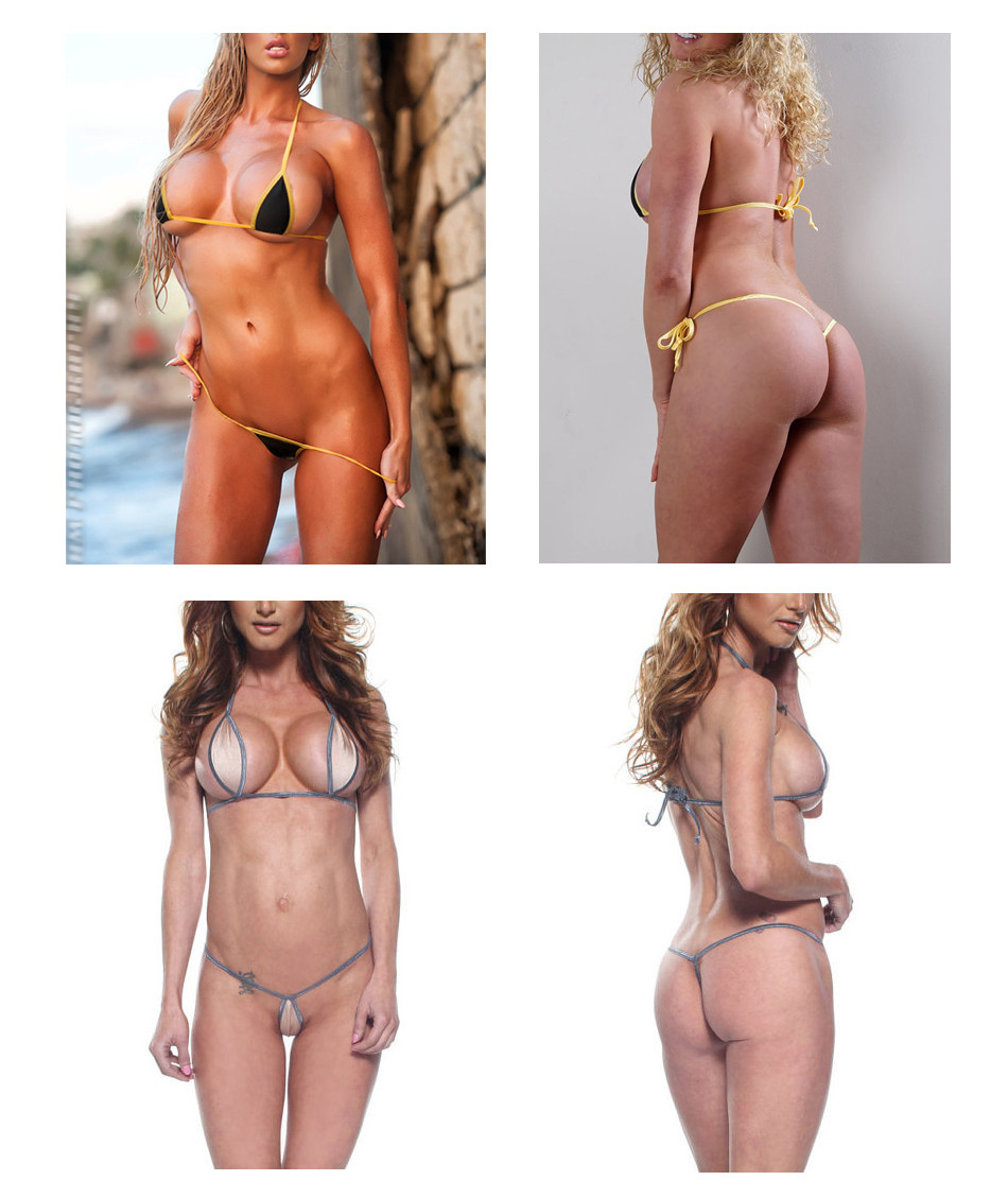 Extremely-Sexy-Micro-Bikini-2pcs-Tiny-Bathing-Suit--G-String-Thong-Swimwear-Exotic-Dancewear-Strippe-32766675901