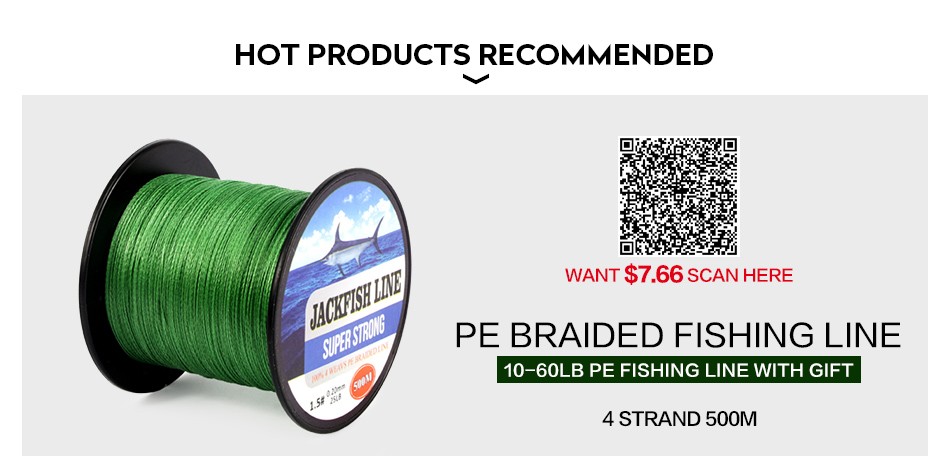 JACKFISH-500M-Fluoro-fishing-line-5-30LB-Super-strong-brand-Leader-Line-clear-fly-fishing-line-pesca-32760159834