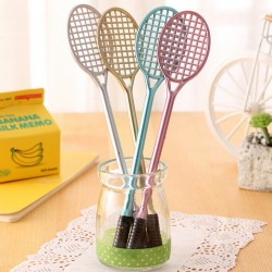 1PC Creative badminton racket neutral pen creative cartoon stationery kawaii school Office supplies Papelaria Canetas 