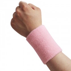 1Pcs Sports Safety Unisex Cotton Brand Sports Band Wristband Wrist Support Protector Sweatband Basketball/ Tennis/ Badminton